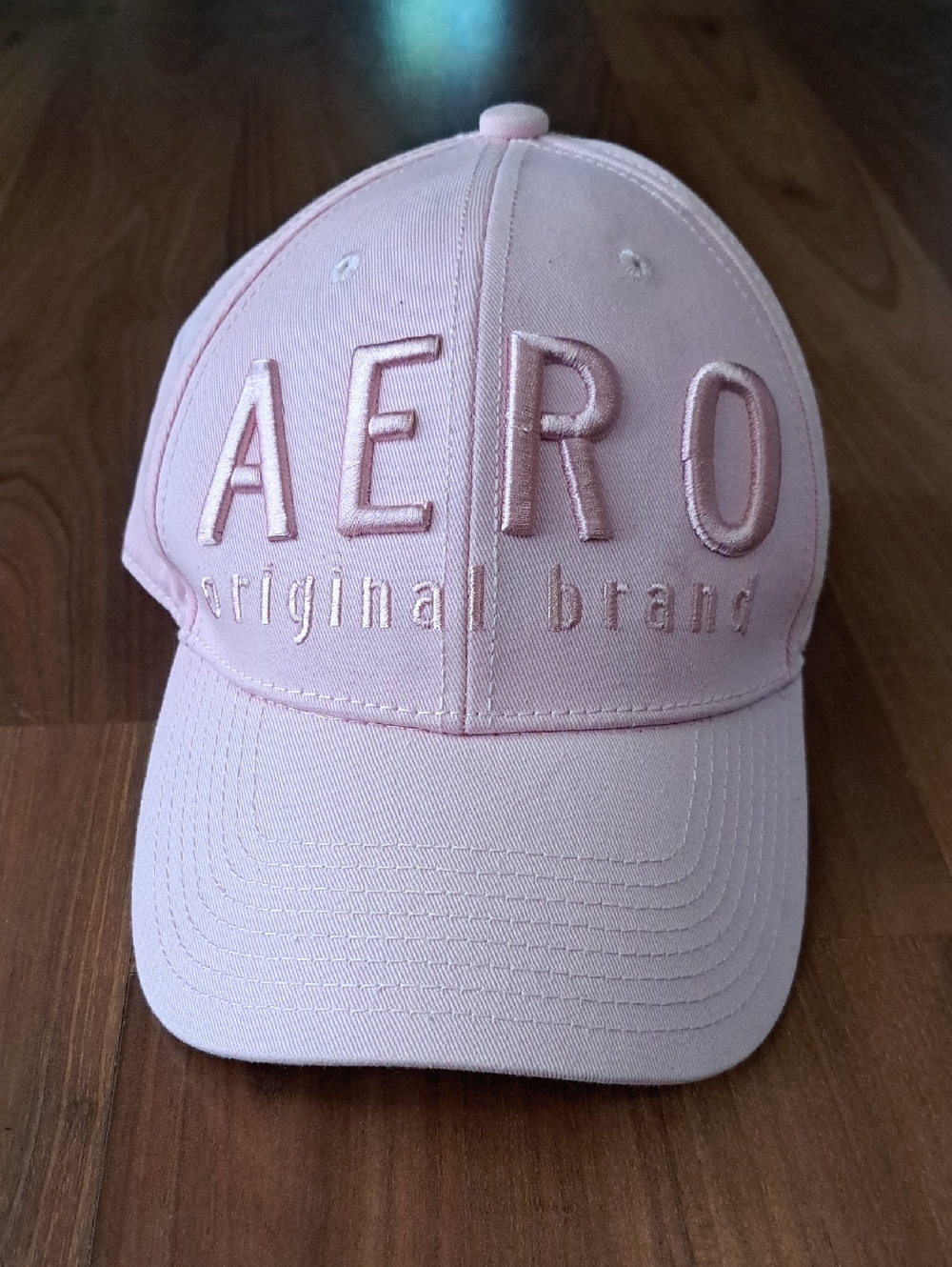 Aeropostale Pink Embroidered Logo Baseball Cap